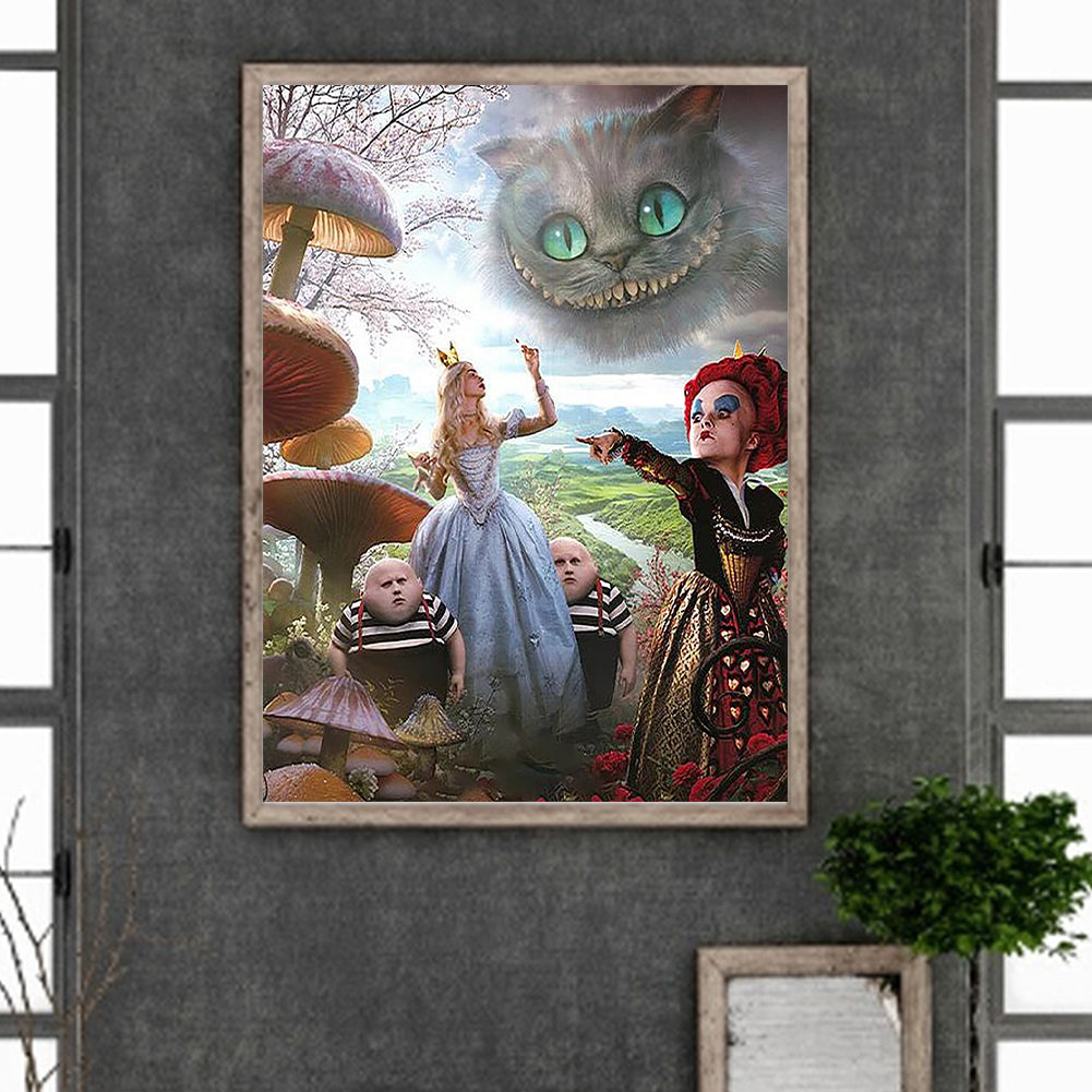 Alice In Wonderland - Full Round Drill Diamond Painting 40*50CM