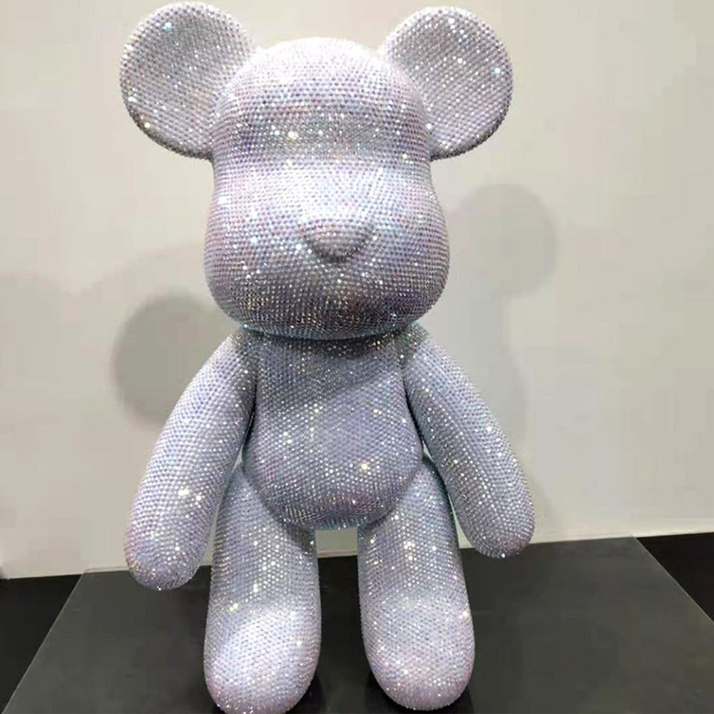 DIY Crystal Rhinestone Embroidery Cross Stitch Cute 5D Diamond Art Bear Set