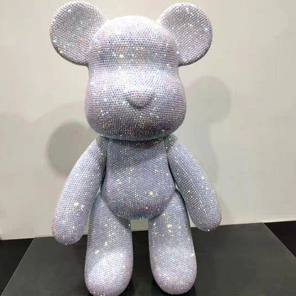 DIY Crystal Rhinestone Embroidery Cross Stitch Cute 5D Diamond Art Bear Set