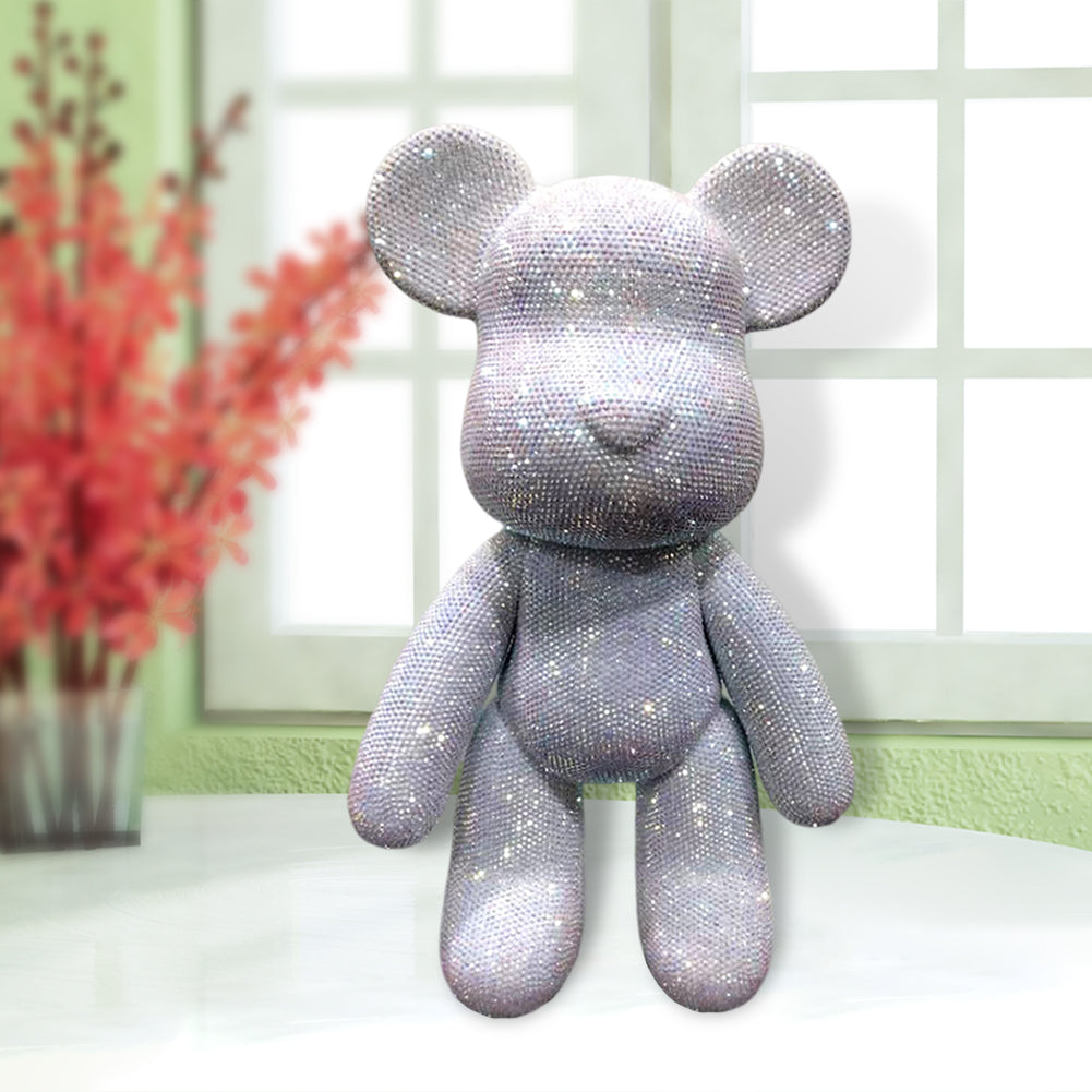 DIY Crystal Rhinestone Embroidery Cross Stitch Cute 5D Diamond Art Bear Set