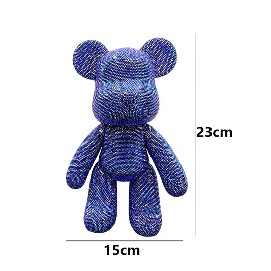 DIY Crystal Rhinestone Embroidery Cross Stitch Cute 5D Diamond Art Bear Set