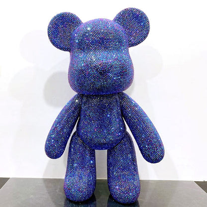 DIY Crystal Rhinestone Embroidery Cross Stitch Cute 5D Diamond Art Bear Set