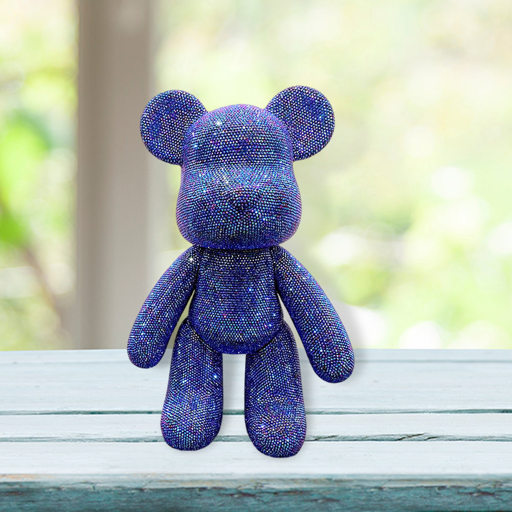 DIY Crystal Rhinestone Embroidery Cross Stitch Cute 5D Diamond Art Bear Set