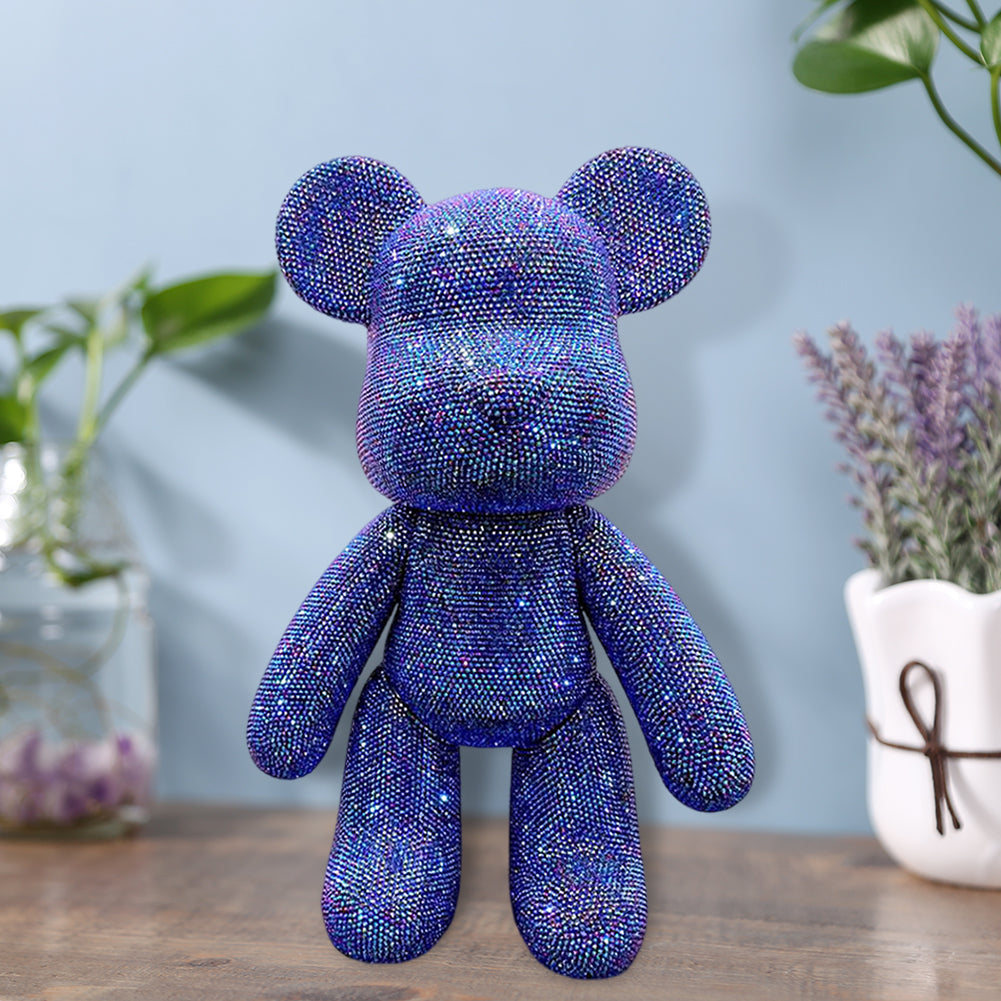 DIY Crystal Rhinestone Embroidery Cross Stitch Cute 5D Diamond Art Bear Set