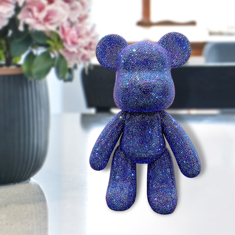 DIY Crystal Rhinestone Embroidery Cross Stitch Cute 5D Diamond Art Bear Set