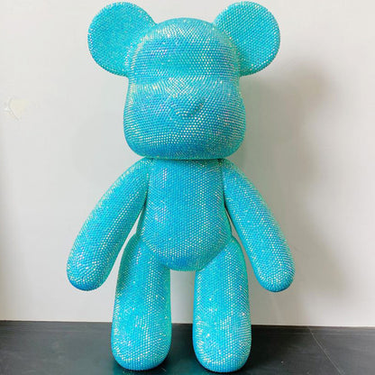 DIY Crystal Rhinestone Embroidery Cross Stitch Cute 5D Diamond Art Bear Set