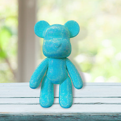 DIY Crystal Rhinestone Embroidery Cross Stitch Cute 5D Diamond Art Bear Set