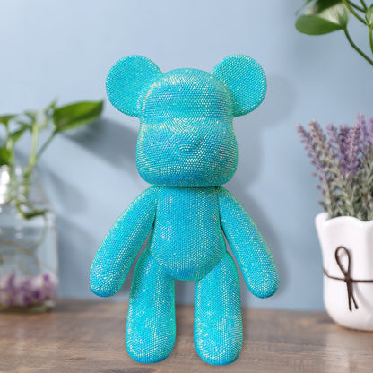 DIY Crystal Rhinestone Embroidery Cross Stitch Cute 5D Diamond Art Bear Set