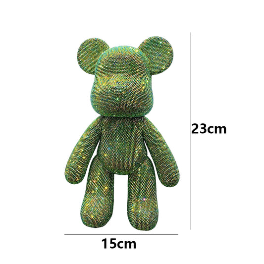 DIY Crystal Rhinestone Embroidery Cross Stitch Cute 5D Diamond Art Bear Set