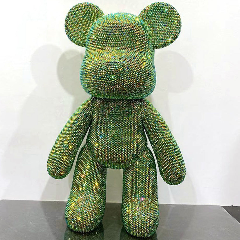 DIY Crystal Rhinestone Embroidery Cross Stitch Cute 5D Diamond Art Bear Set