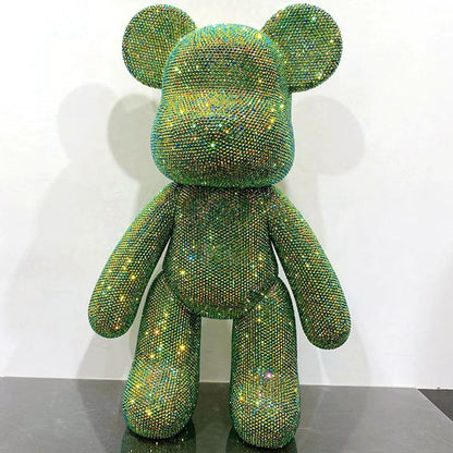 DIY Crystal Rhinestone Embroidery Cross Stitch Cute 5D Diamond Art Bear Set