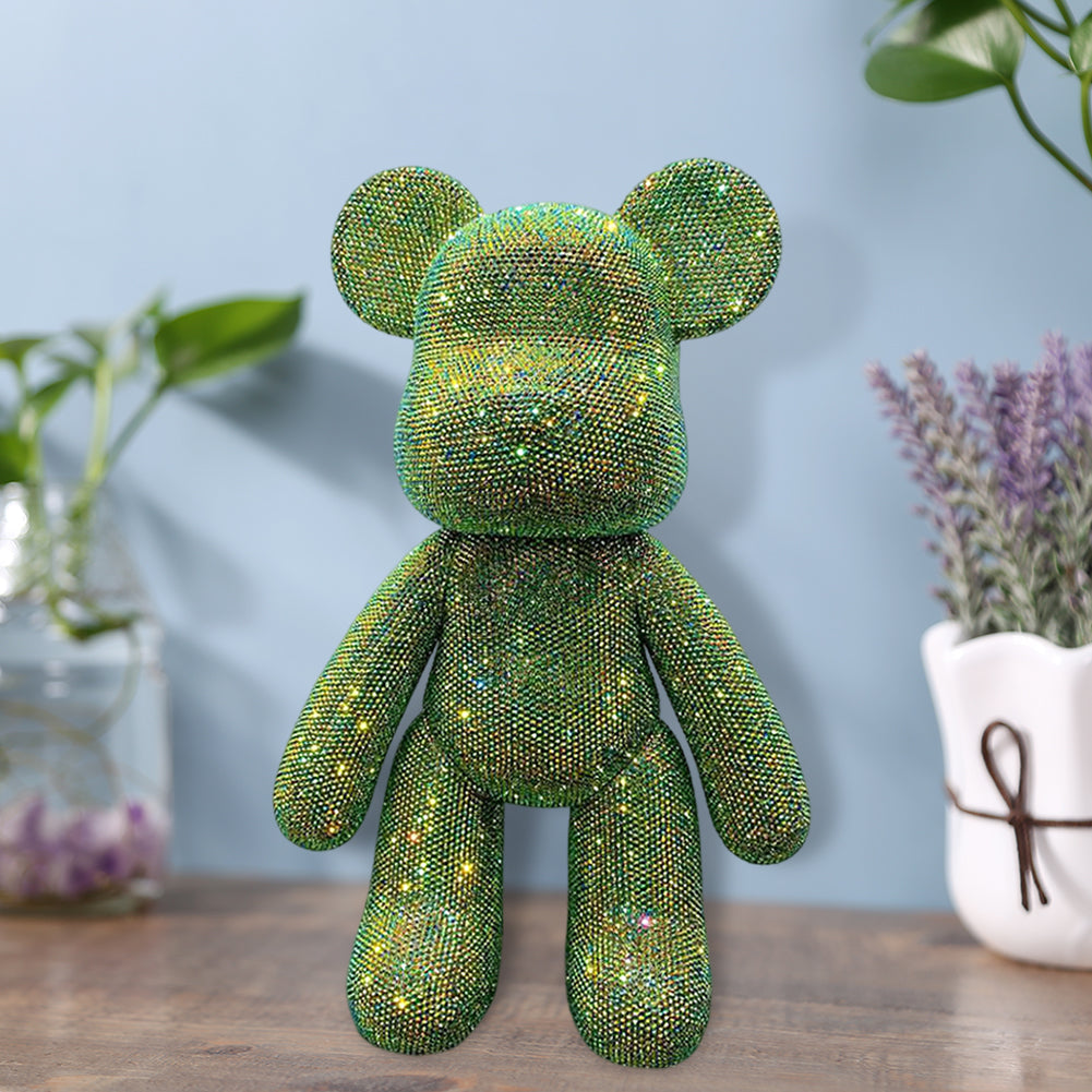 DIY Crystal Rhinestone Embroidery Cross Stitch Cute 5D Diamond Art Bear Set