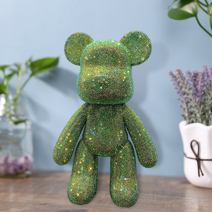 DIY Crystal Rhinestone Embroidery Cross Stitch Cute 5D Diamond Art Bear Set