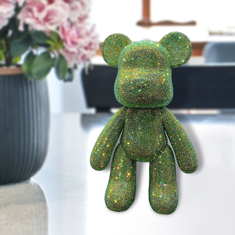 DIY Crystal Rhinestone Embroidery Cross Stitch Cute 5D Diamond Art Bear Set