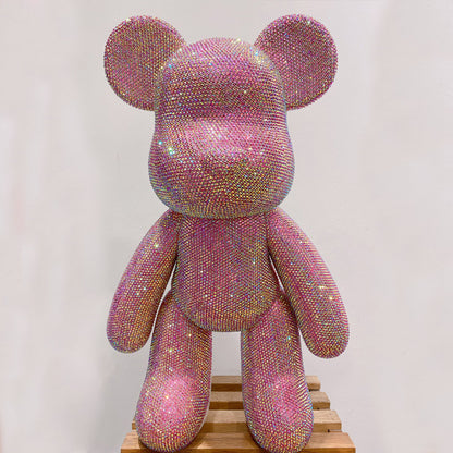 DIY Crystal Rhinestone Embroidery Cross Stitch Cute 5D Diamond Art Bear Set