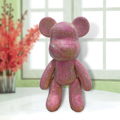 DIY Crystal Rhinestone Embroidery Cross Stitch Cute 5D Diamond Art Bear Set