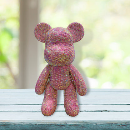 DIY Crystal Rhinestone Embroidery Cross Stitch Cute 5D Diamond Art Bear Set