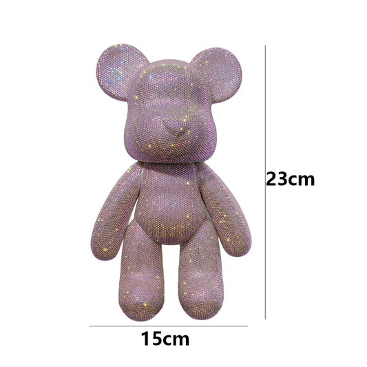 DIY Crystal Rhinestone Embroidery Cross Stitch Cute 5D Diamond Art Bear Set