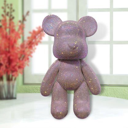 DIY Crystal Rhinestone Embroidery Cross Stitch Cute 5D Diamond Art Bear Set