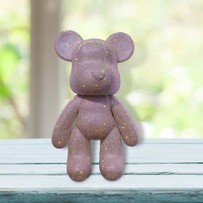 DIY Crystal Rhinestone Embroidery Cross Stitch Cute 5D Diamond Art Bear Set