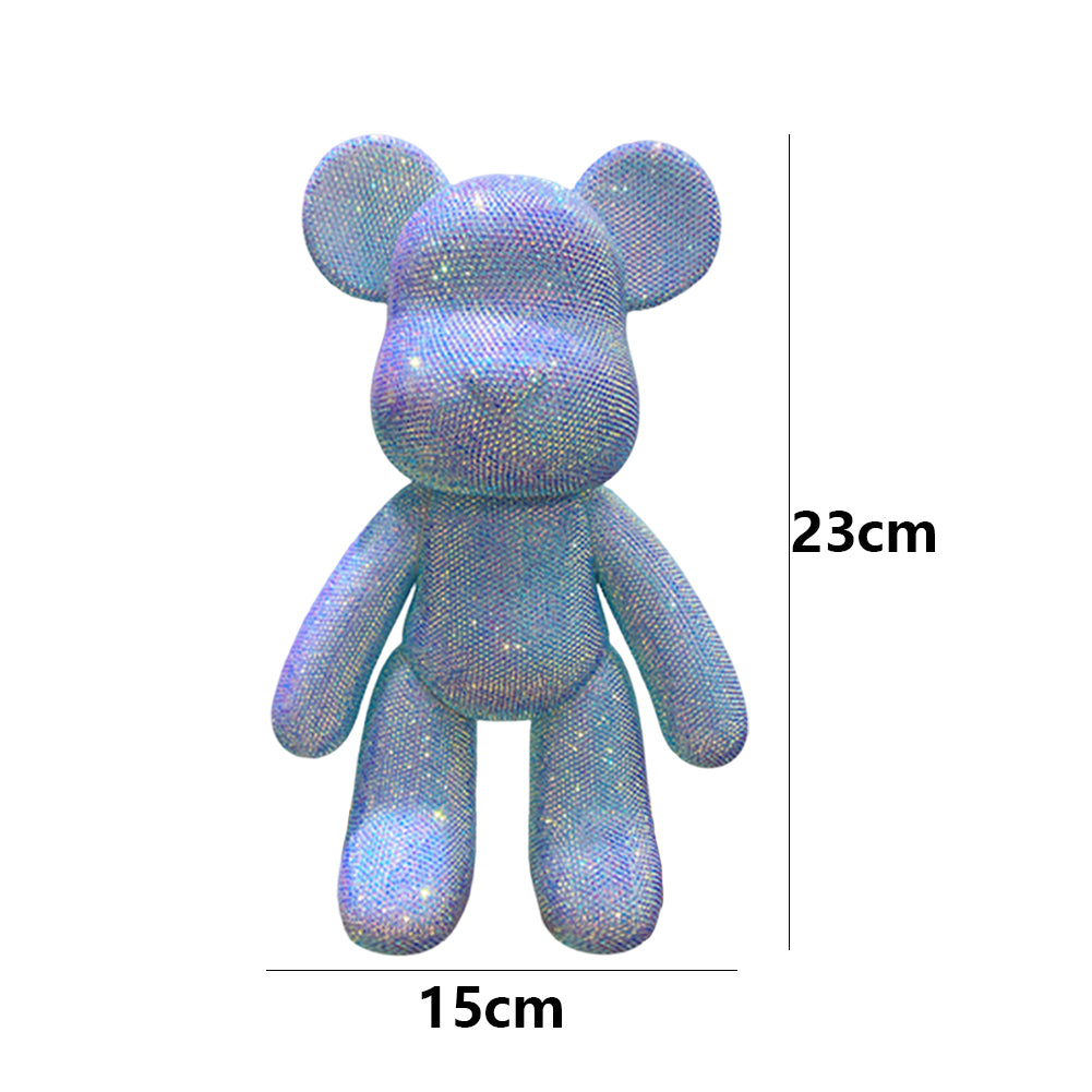 DIY Crystal Rhinestone Embroidery Cross Stitch Cute 5D Diamond Art Bear Set