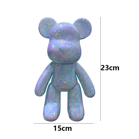 DIY Crystal Rhinestone Embroidery Cross Stitch Cute 5D Diamond Art Bear Set