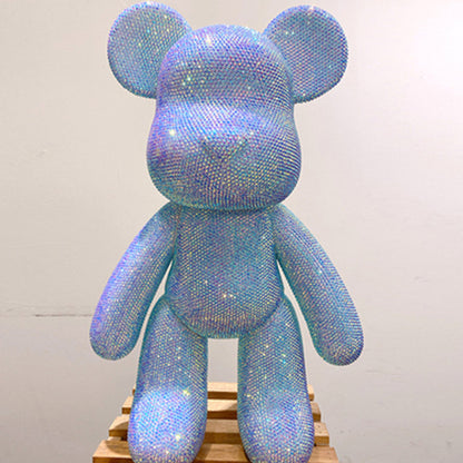 DIY Crystal Rhinestone Embroidery Cross Stitch Cute 5D Diamond Art Bear Set