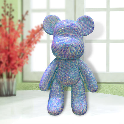 DIY Crystal Rhinestone Embroidery Cross Stitch Cute 5D Diamond Art Bear Set