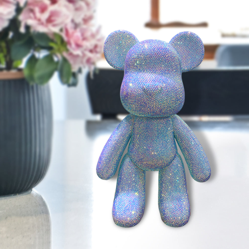 DIY Crystal Rhinestone Embroidery Cross Stitch Cute 5D Diamond Art Bear Set