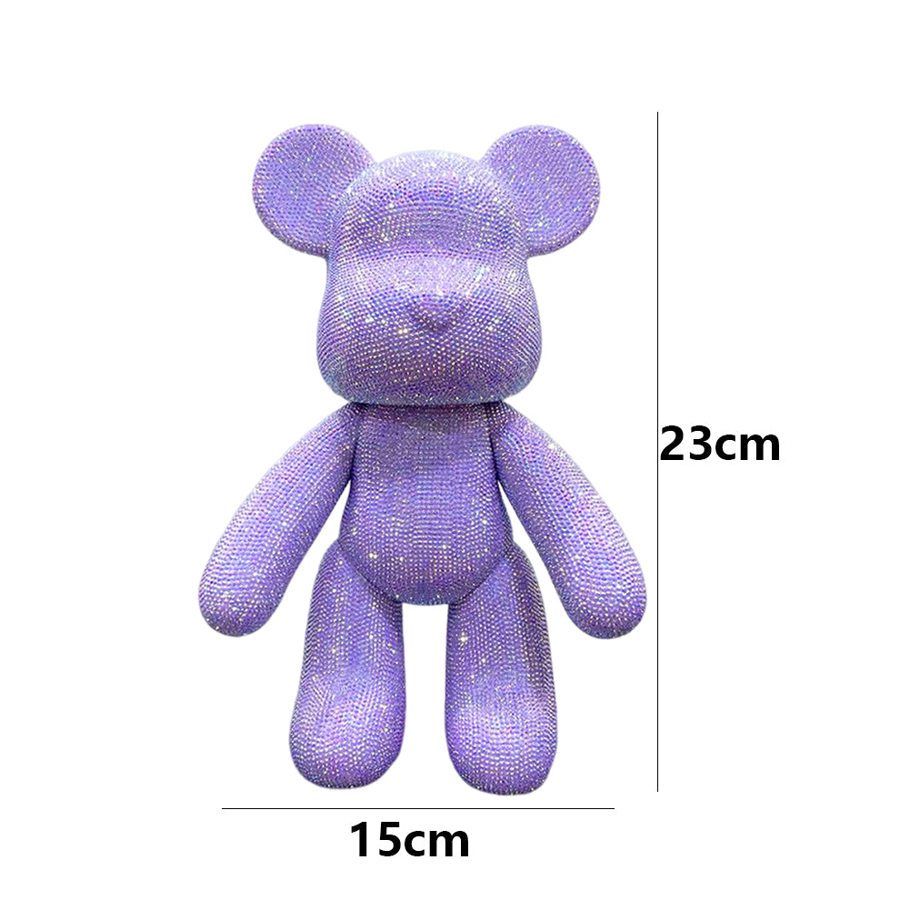 DIY Crystal Rhinestone Embroidery Cross Stitch Cute 5D Diamond Art Bear Set