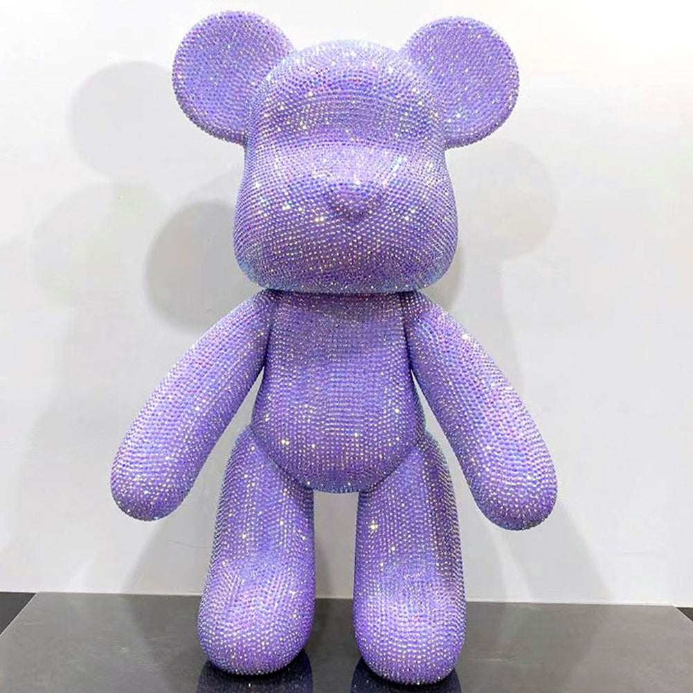 DIY Crystal Rhinestone Embroidery Cross Stitch Cute 5D Diamond Art Bear Set