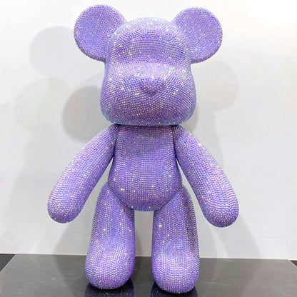 DIY Crystal Rhinestone Embroidery Cross Stitch Cute 5D Diamond Art Bear Set