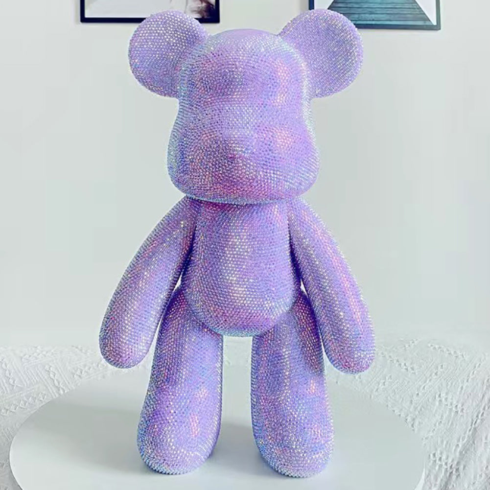 DIY Crystal Rhinestone Embroidery Cross Stitch Cute 5D Diamond Art Bear Set