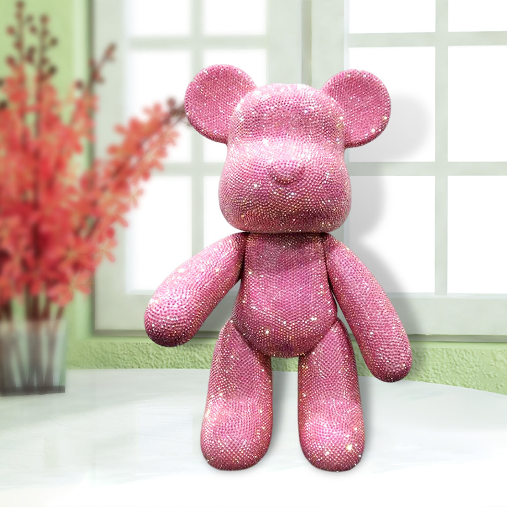 DIY Crystal Rhinestone Embroidery Cross Stitch Cute 5D Diamond Art Bear Set