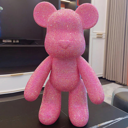 DIY Crystal Rhinestone Embroidery Cross Stitch Cute 5D Diamond Art Bear Set