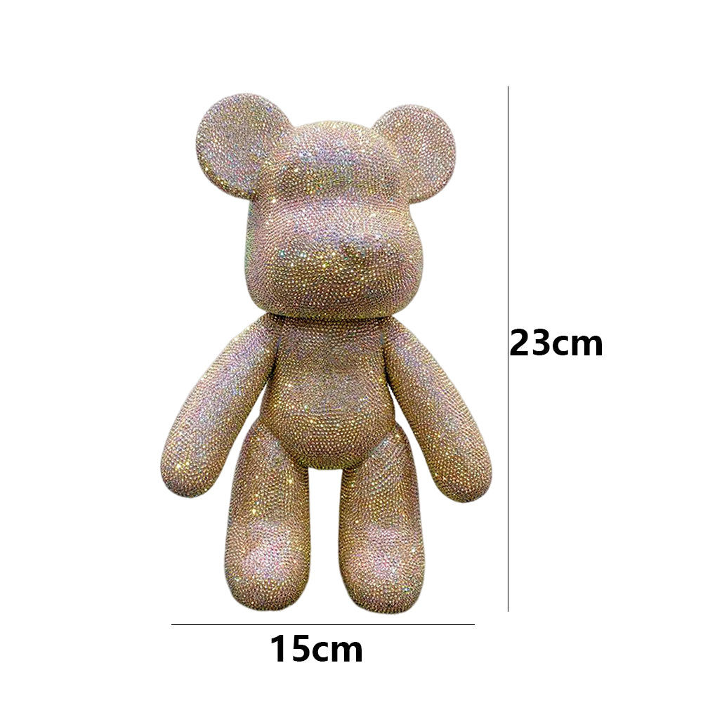 DIY Crystal Rhinestone Embroidery Cross Stitch Cute 5D Diamond Art Bear Set