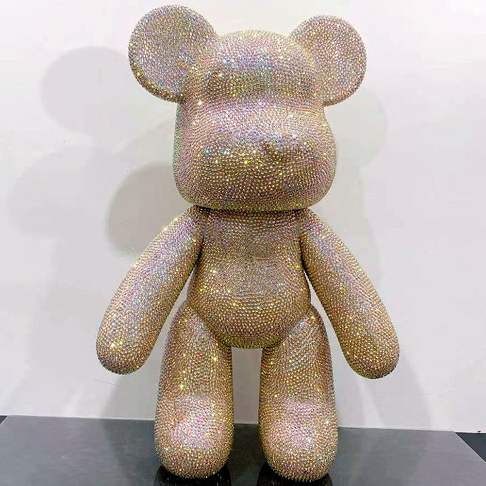 DIY Crystal Rhinestone Embroidery Cross Stitch Cute 5D Diamond Art Bear Set