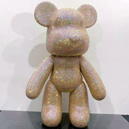 DIY Crystal Rhinestone Embroidery Cross Stitch Cute 5D Diamond Art Bear Set