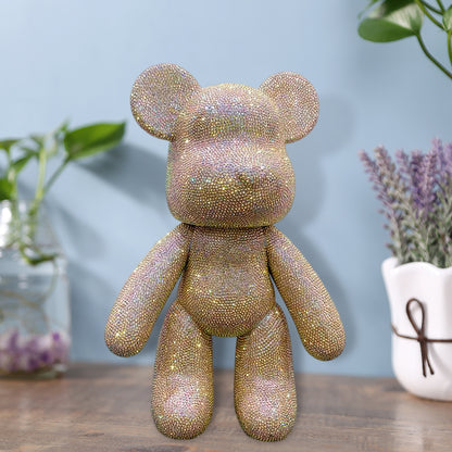 DIY Crystal Rhinestone Embroidery Cross Stitch Cute 5D Diamond Art Bear Set