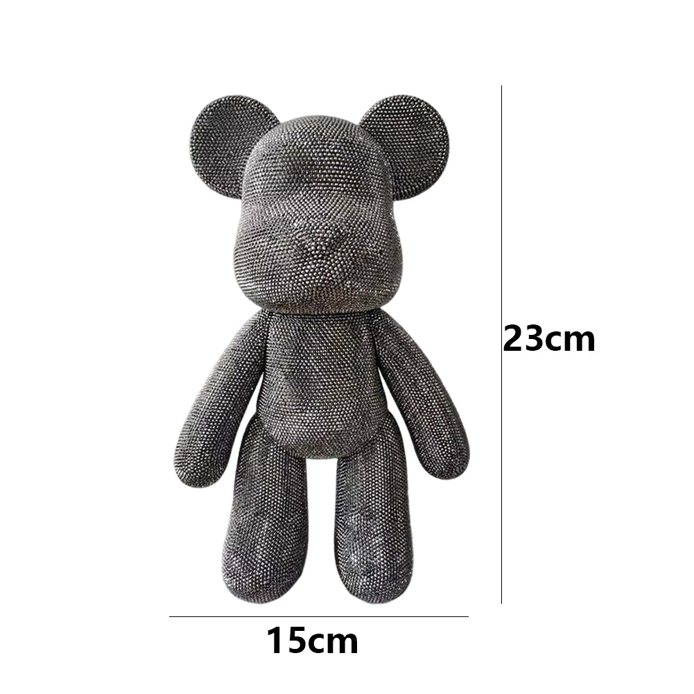 DIY Crystal Rhinestone Embroidery Cross Stitch Cute 5D Diamond Art Bear Set