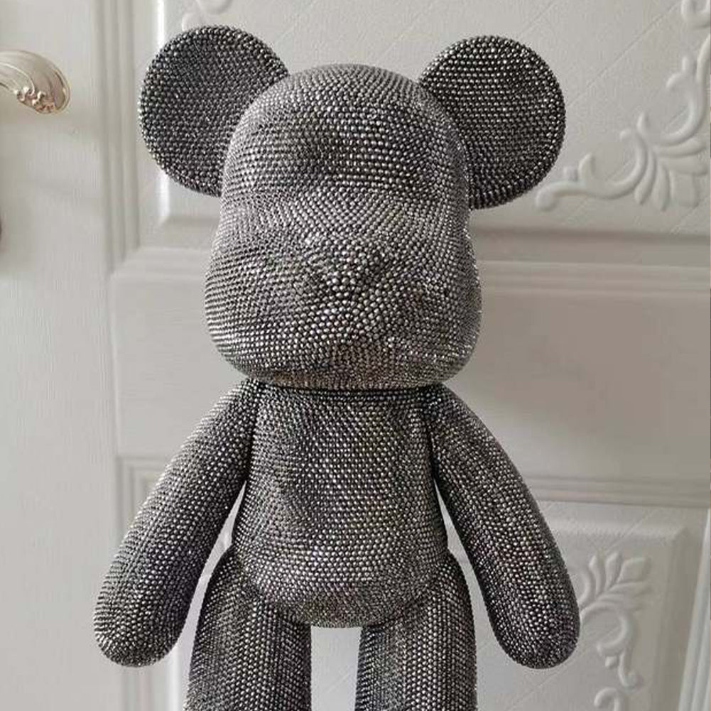 DIY Crystal Rhinestone Embroidery Cross Stitch Cute 5D Diamond Art Bear Set