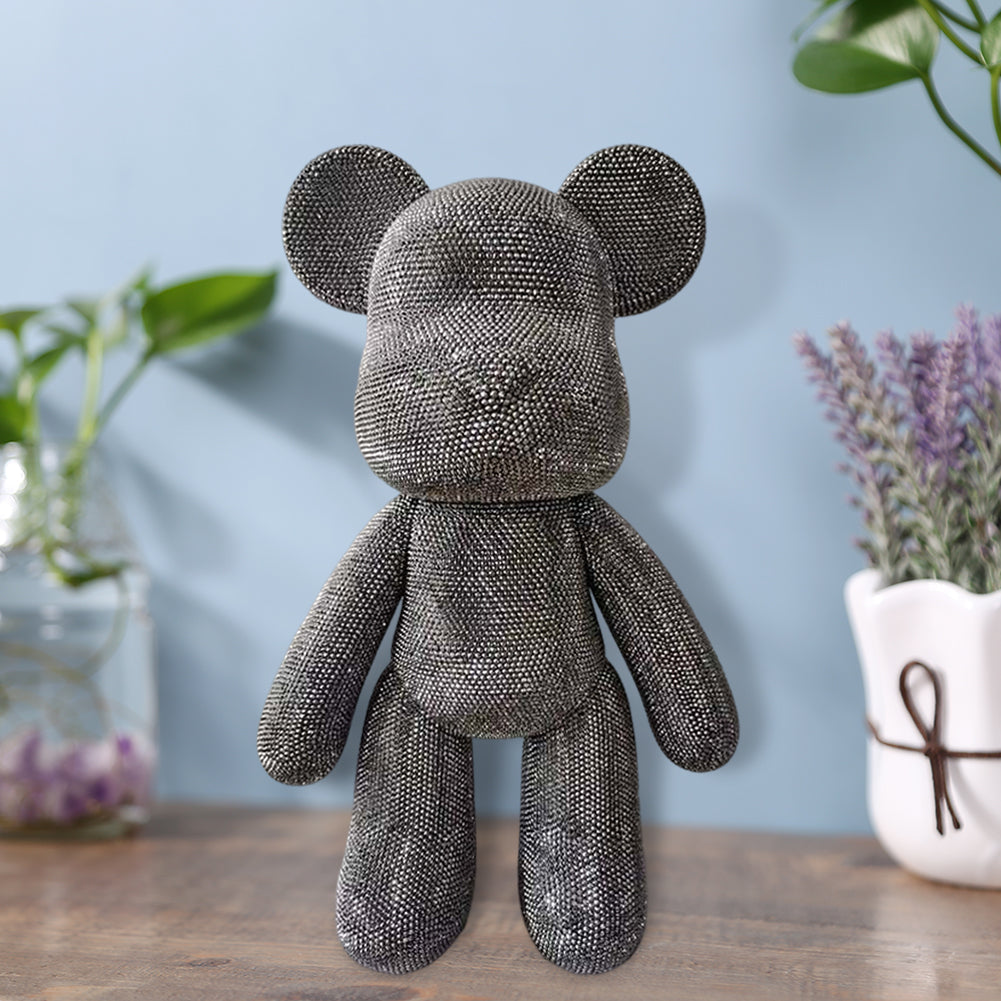 DIY Crystal Rhinestone Embroidery Cross Stitch Cute 5D Diamond Art Bear Set