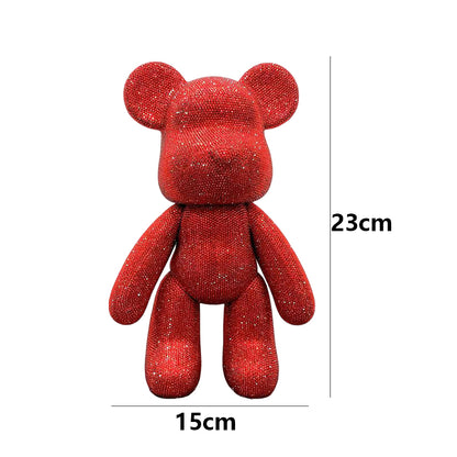 DIY Crystal Rhinestone Embroidery Cross Stitch Cute 5D Diamond Art Bear Set