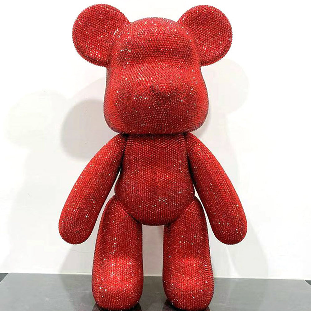 DIY Crystal Rhinestone Embroidery Cross Stitch Cute 5D Diamond Art Bear Set