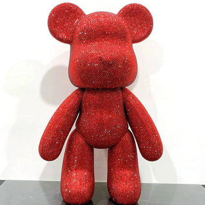 DIY Crystal Rhinestone Embroidery Cross Stitch Cute 5D Diamond Art Bear Set