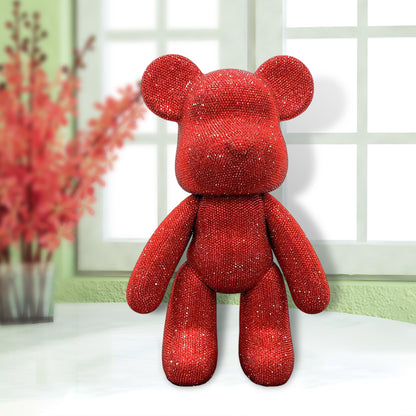 DIY Crystal Rhinestone Embroidery Cross Stitch Cute 5D Diamond Art Bear Set