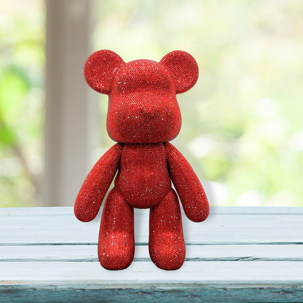 DIY Crystal Rhinestone Embroidery Cross Stitch Cute 5D Diamond Art Bear Set