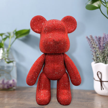 DIY Crystal Rhinestone Embroidery Cross Stitch Cute 5D Diamond Art Bear Set