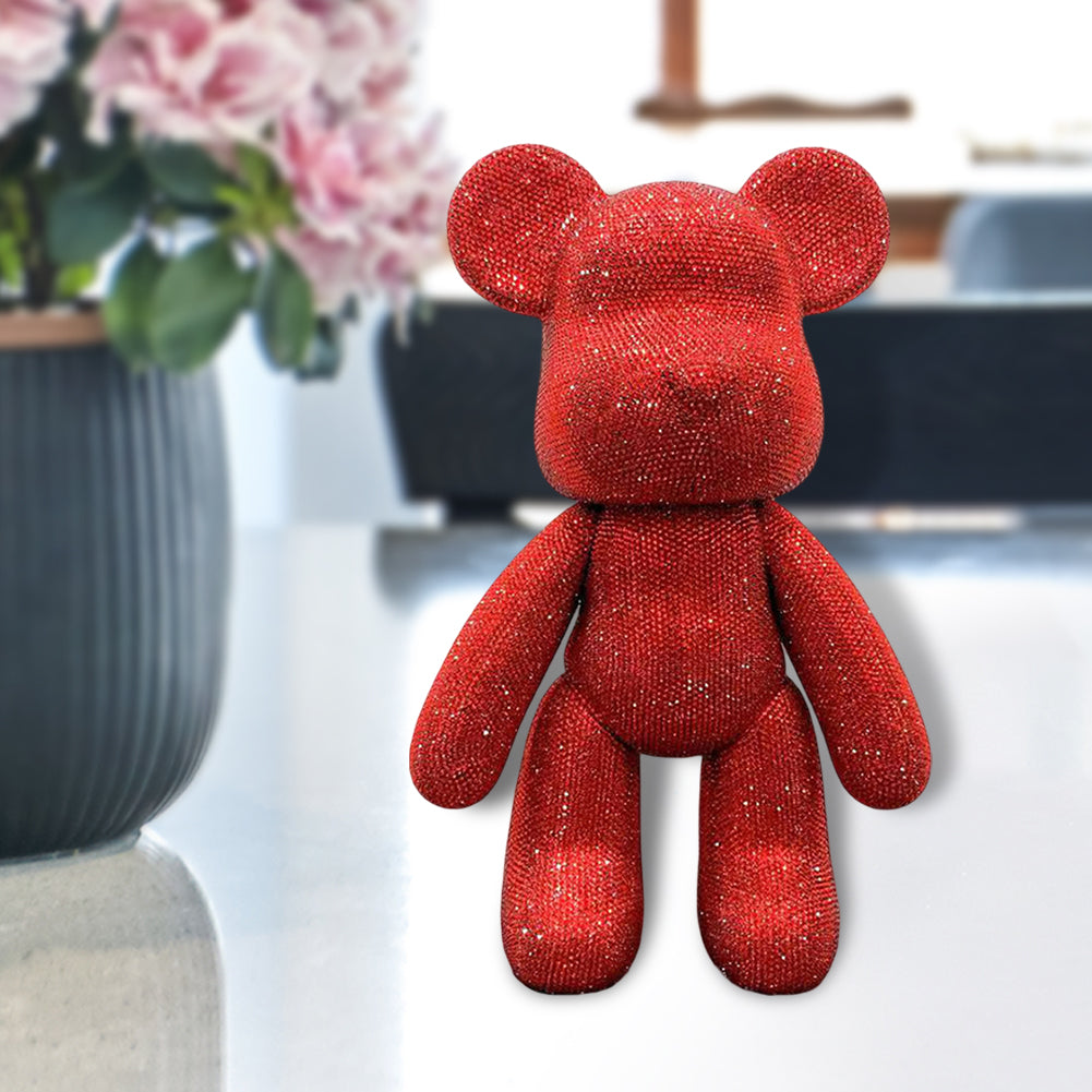 DIY Crystal Rhinestone Embroidery Cross Stitch Cute 5D Diamond Art Bear Set