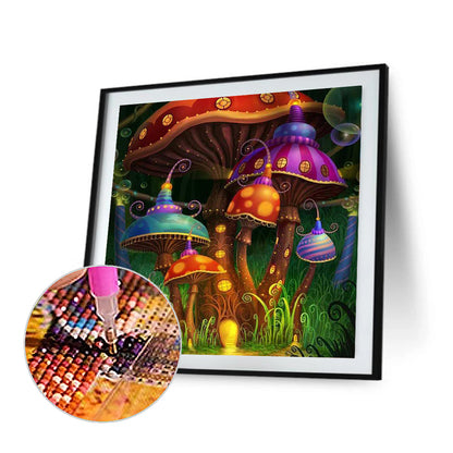 Mushroom - Full Square Drill Diamond Painting 50*50CM